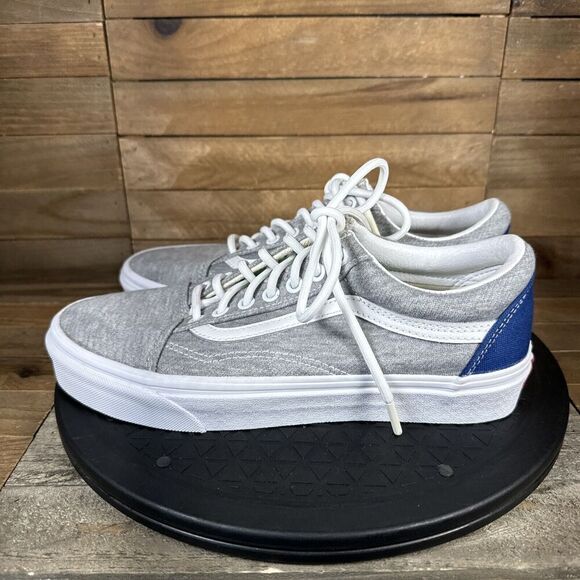Vans Women’s 8.5 Old Skool Coastal Grey Green Blue Skate Lace Up Casual Shoes - Picture 3 of 10